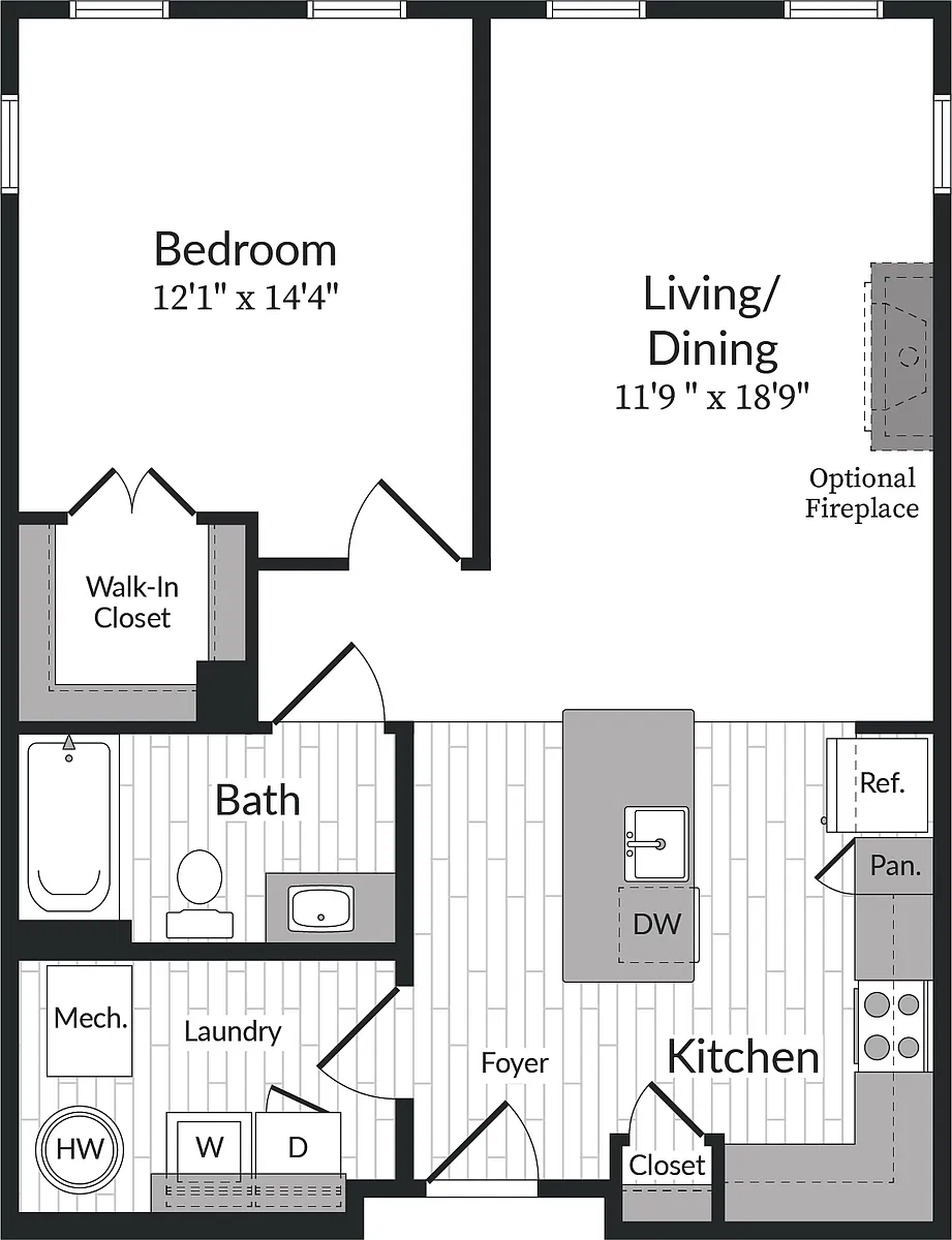 Floor plan A1_CF