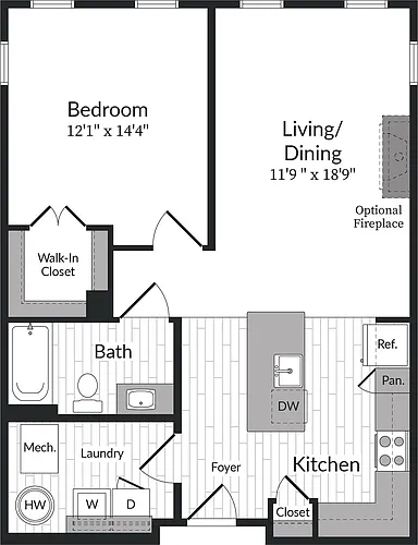 Floor plan A1_CF