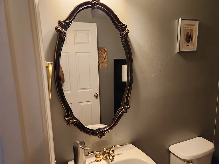 First floor half bath