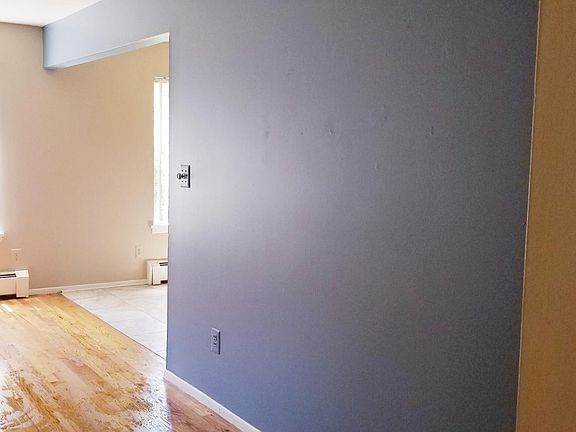 Hardwood floors in living room