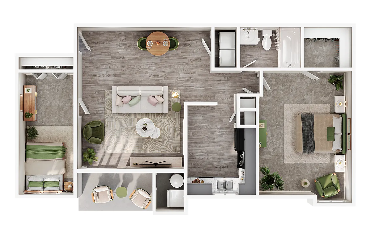 Floor plan The Oak