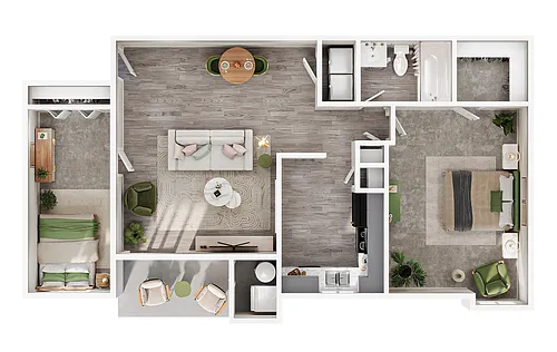 Floor plan The Oak
