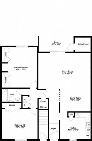 Floor plan The Fairview