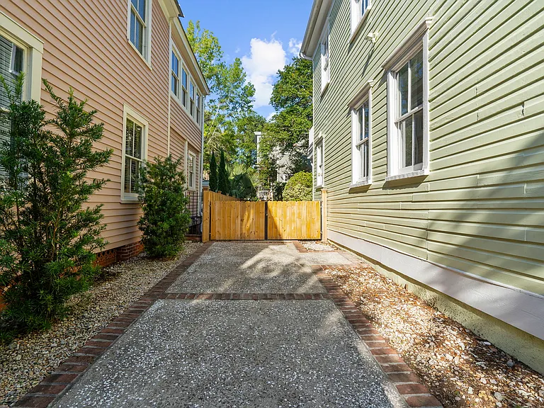Driveway for Parking with Gate to Backyard