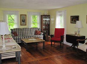 Family  Room with Hardwood