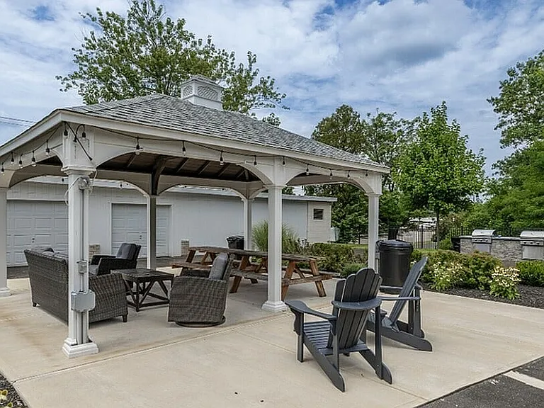 Grill and dining patio