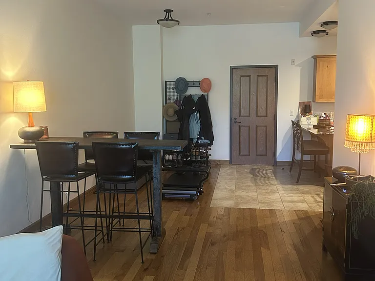 Large living/dining space