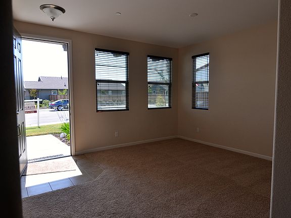 Entry is bright and open 