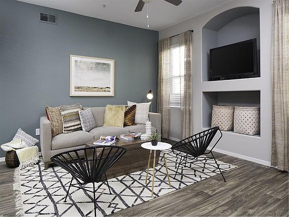 Large living spaces are perfect for entertaining or just rel