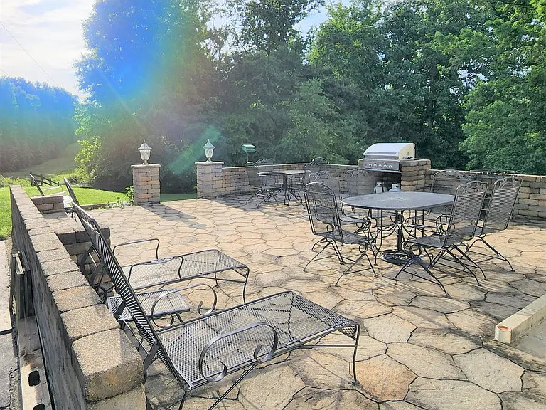 Enjoy the parkland view from the patio
