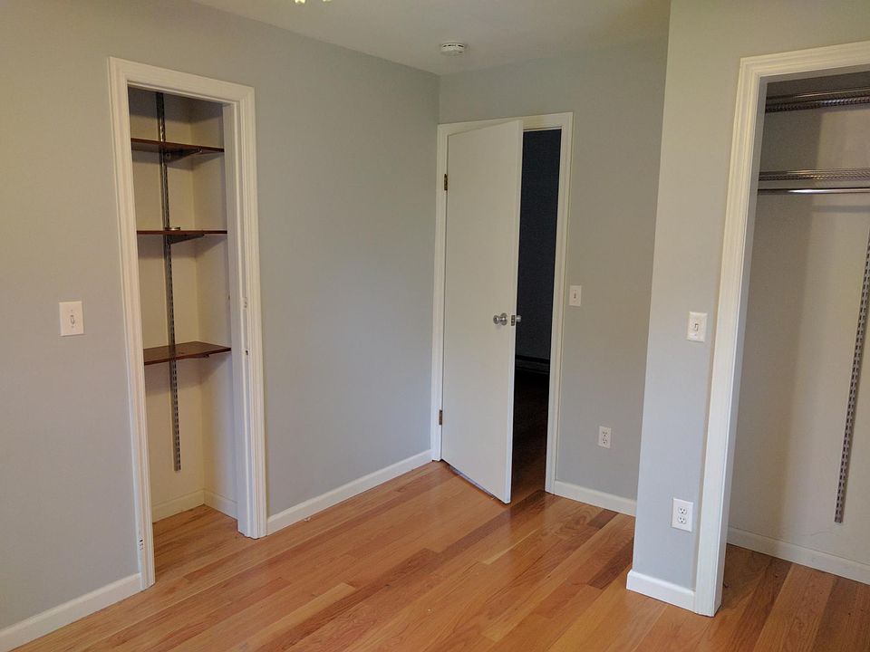 Two closets in bedroom