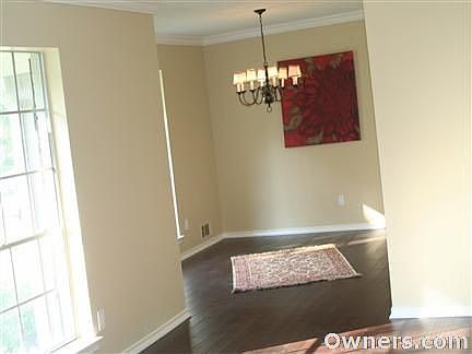 Living and dining, new floors.