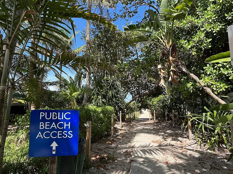 Beach access on 78 street.