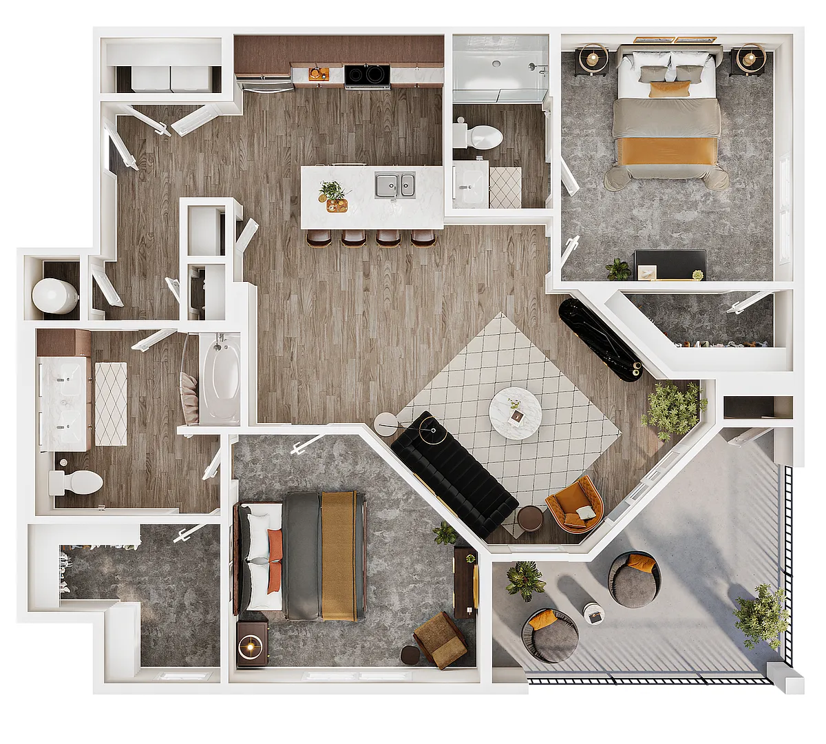 Floor plan B2 The Magnolia