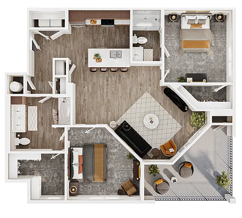 Floor plan B7-A Gulf