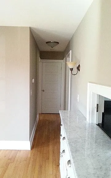 Hallway to bedrooms and bath