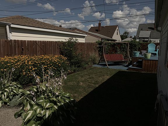 Backyard from porch