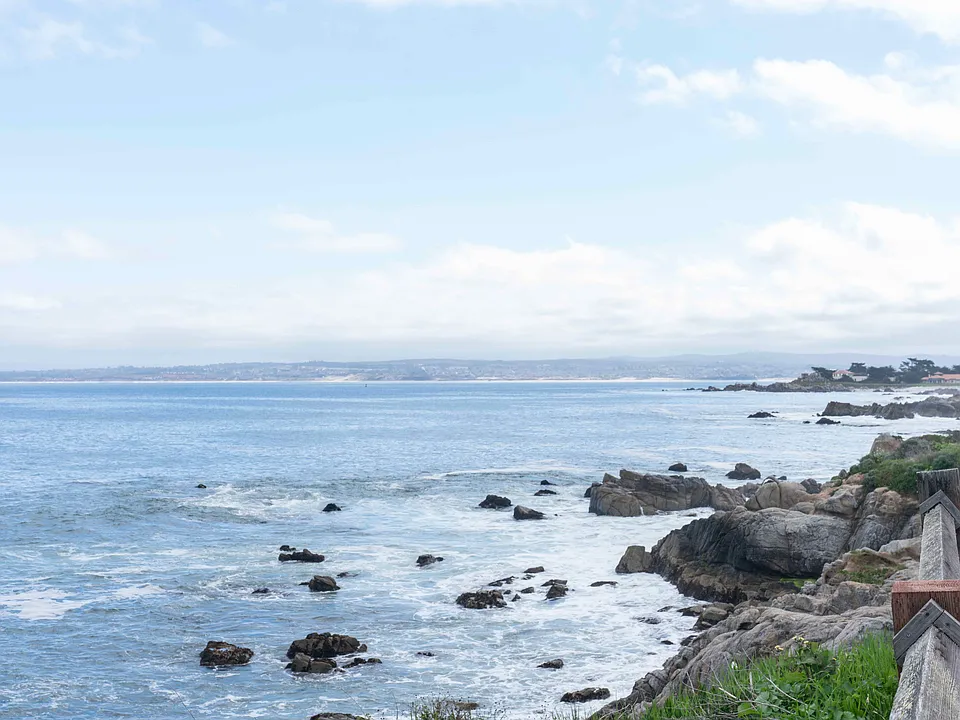Very nearby ocean path near Lover's Point & Cannery Row.