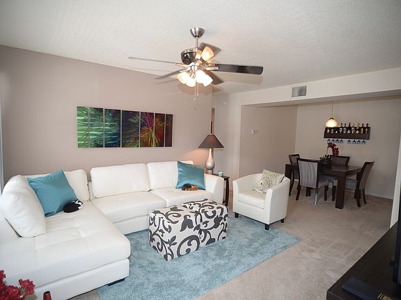 Living Room Showing Dining Room