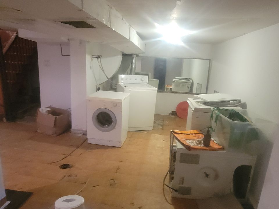 Basement laundry