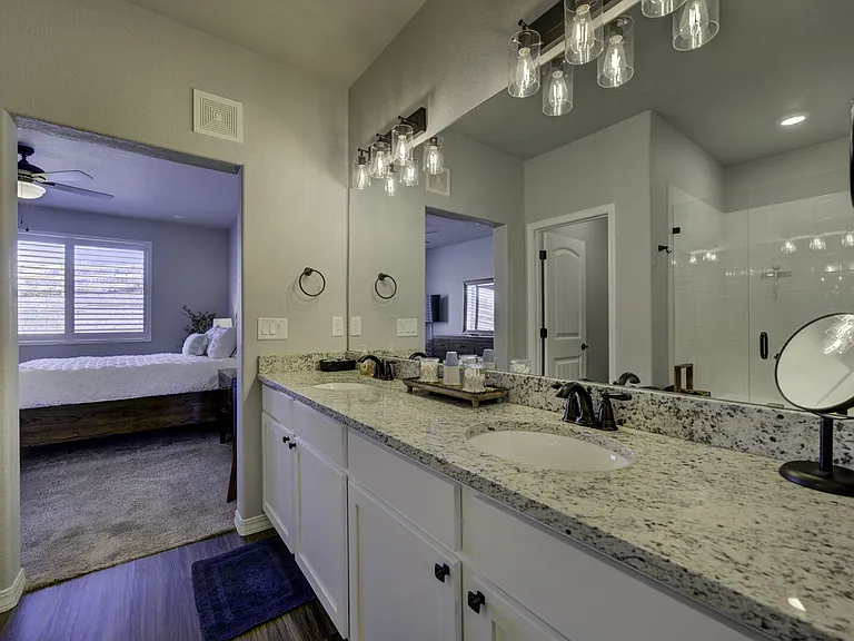 Master Bedroom - Bathroom
En-suite bathroom with dual vanity and walk-in shower