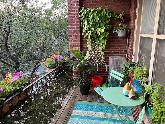 Private balcony - great for gardening, dining, watching sunsets