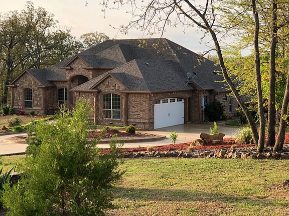 Established landscaping.