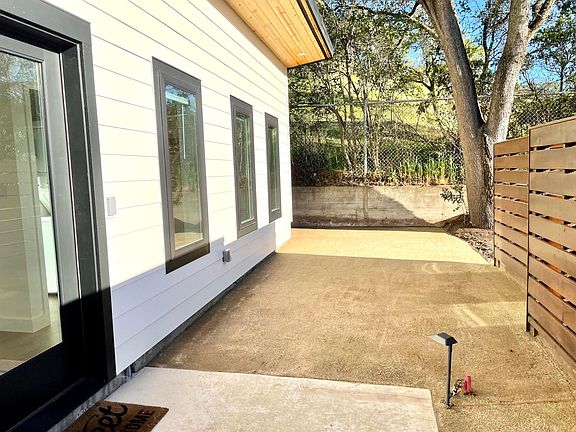 Private front patio