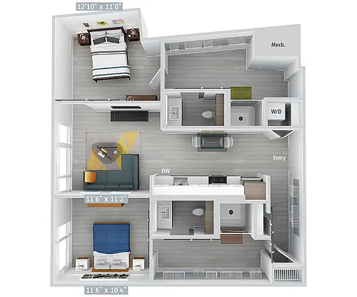Floor plan B4-986-UrbanUp