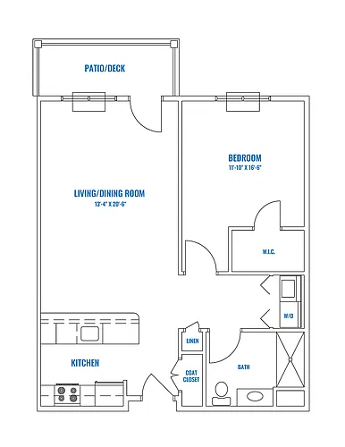Floor plan The Binghamton