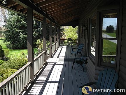 Front of wrap around porch