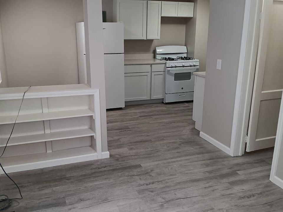 View into kitchen