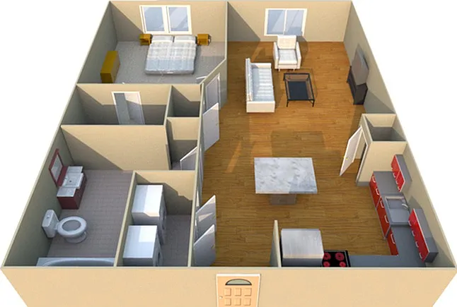 1 Bedroom Floorplan 1 Bedroom Floorplan