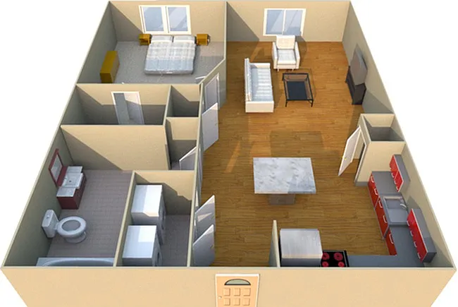 Floor plan Westview Lofts