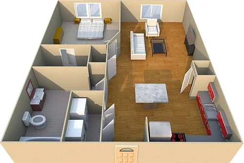 Floor plan Westview Lofts