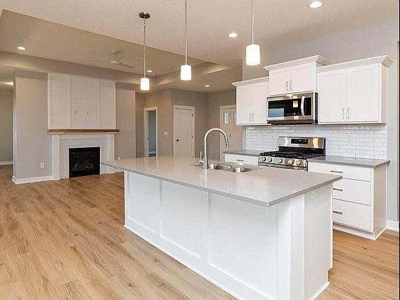 Kitchen, Dinning Room, and Living Room