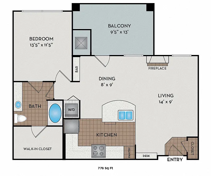 Floor plan Bluestone