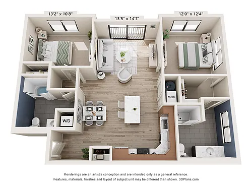 Floor plan B6