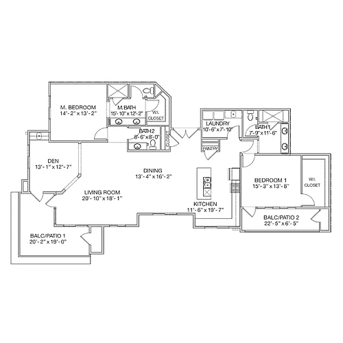 Floor plan Chrysler