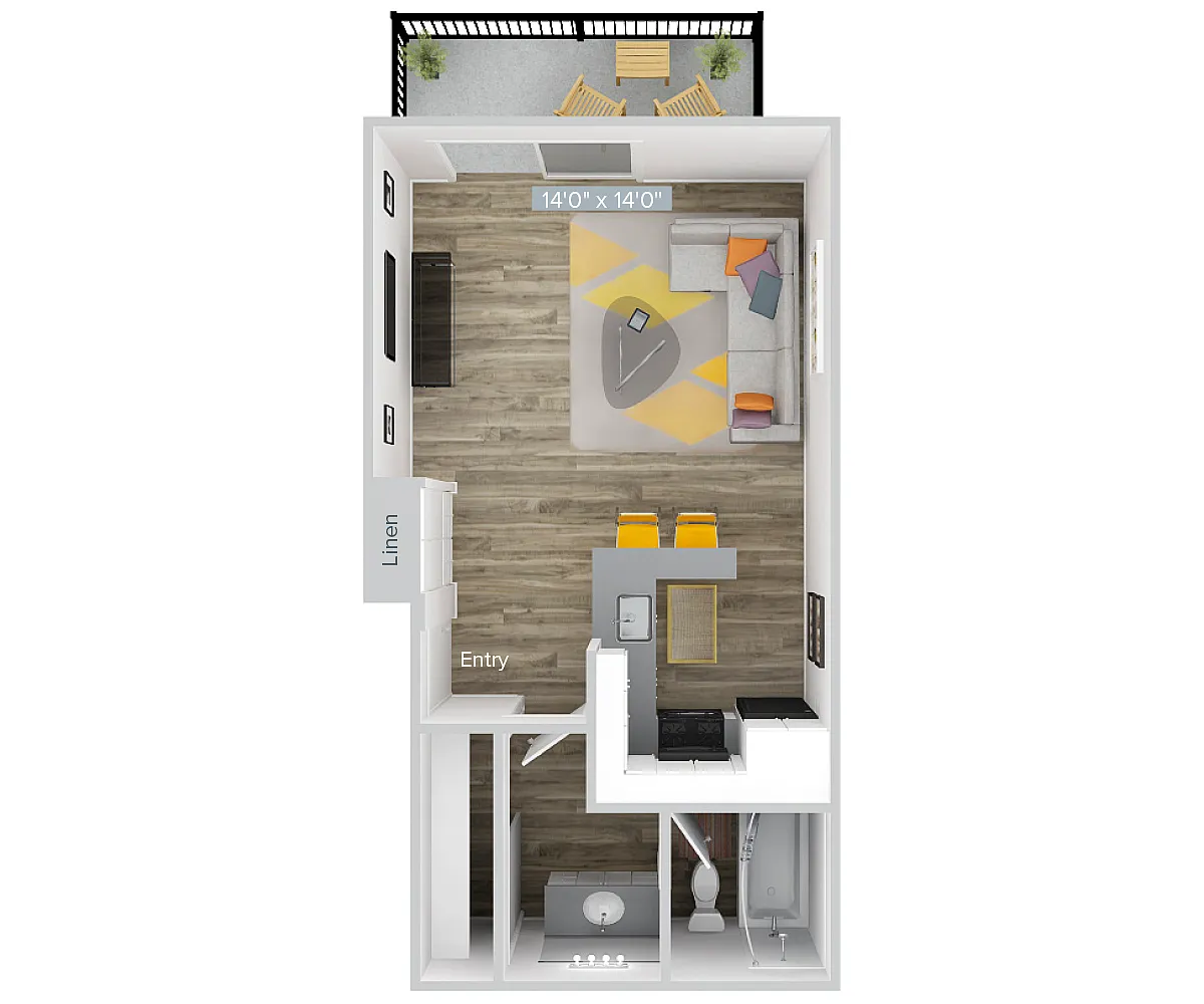 Floor plan S1-406-1