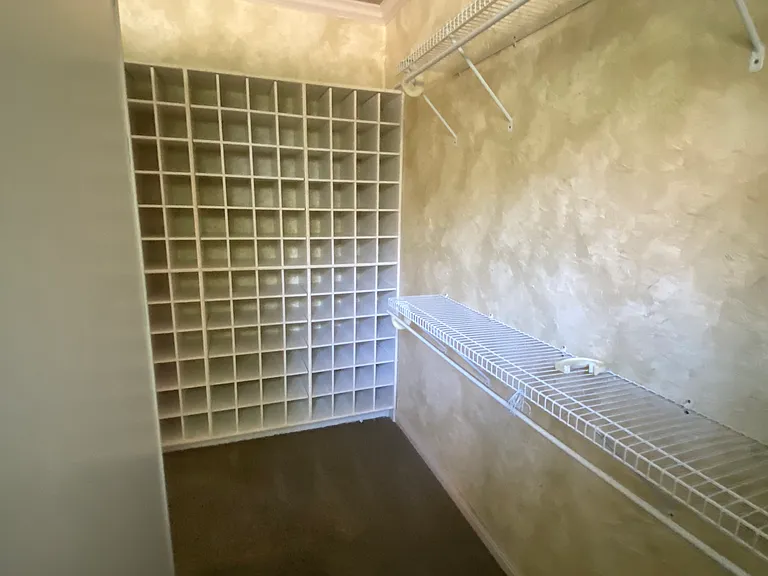 Master walk-in closet