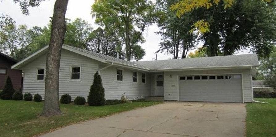 Home features double attached garage.