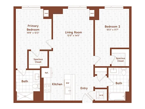 Floor plan B6