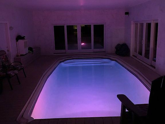 ceiling vinyl & pool heater 