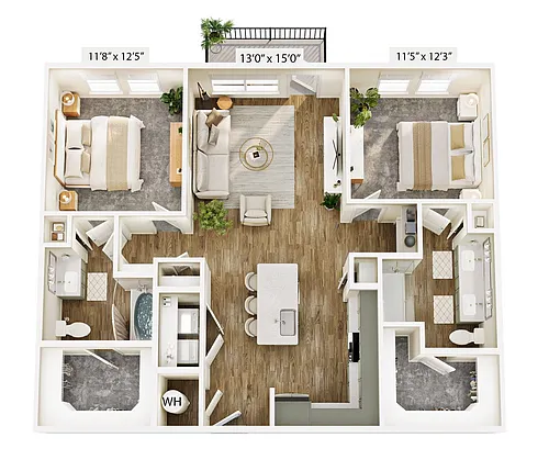 Floor plan B1