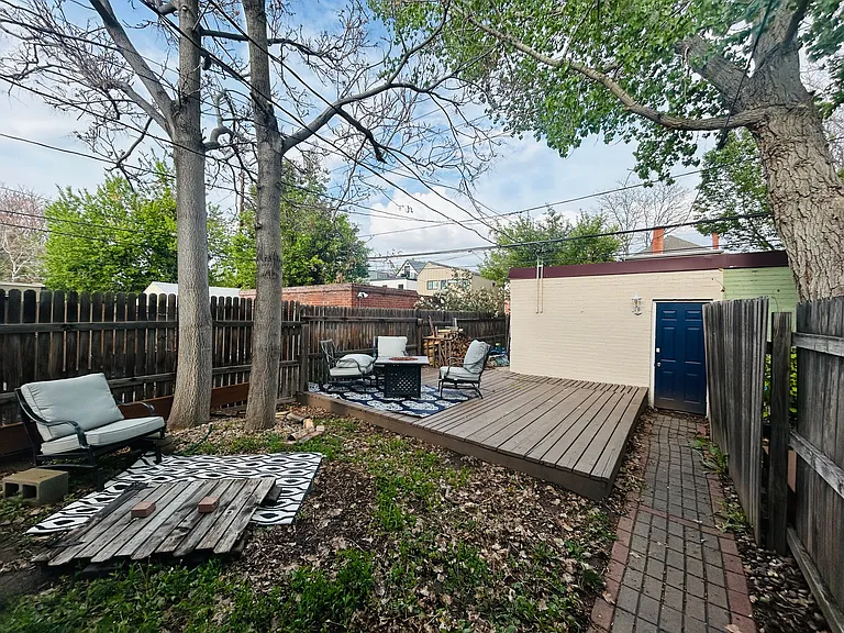 Back yard shared with Main House