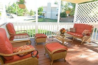 Spacious Front Porch