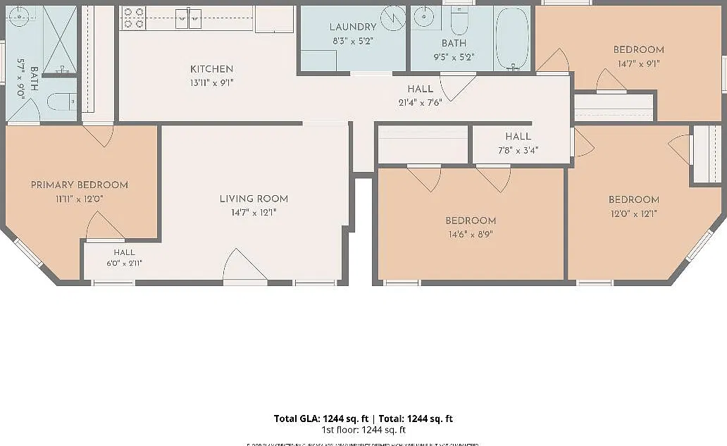 4 bed, 1244 sqft, $1,950 — Photo 2