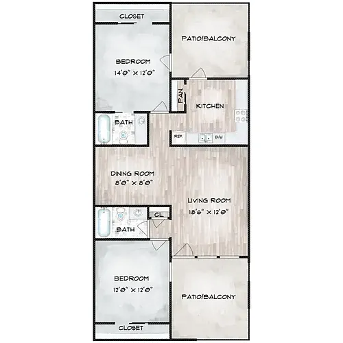 Floor plan B6