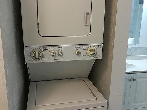 Washer and dryer in the unit